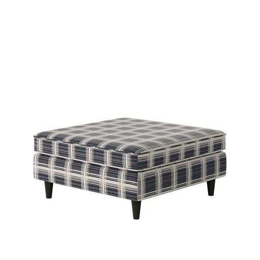 Southern Home Furnishings - Stanza Navy 38" Square Cocktail Ottoman in Blue - 170-C Stanza Navy - GreatFurnitureDeal