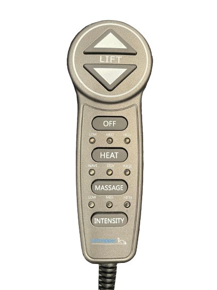 Catnapper Furniture - Lift Chair Replacement Remote Hand Control with Massage and Heat - 54857 - GreatFurnitureDeal