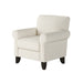 Southern Home Furnishings - Sugarshack Glacier Accent Chair in Off White - 512-C  Sugarshack Glacier - GreatFurnitureDeal
