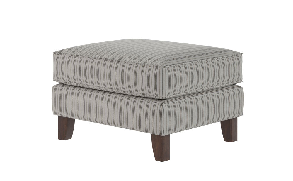 Southern Home Furnishings - Unica Oxford Accent Chair Ottoman in Durango Pewter - 703 Unica Oxford Cocktail Ottoman