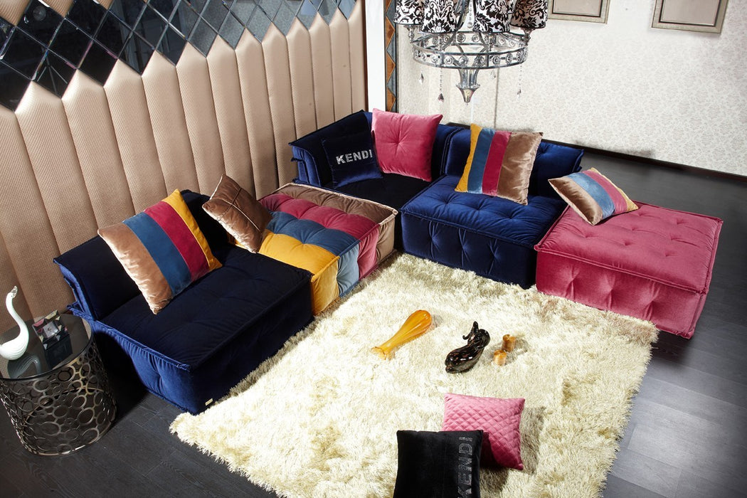 Vig Furniture - Divani Casa Dubai - Contemporary Fabric Sectional Sofa - VGKNK8450 - GreatFurnitureDeal