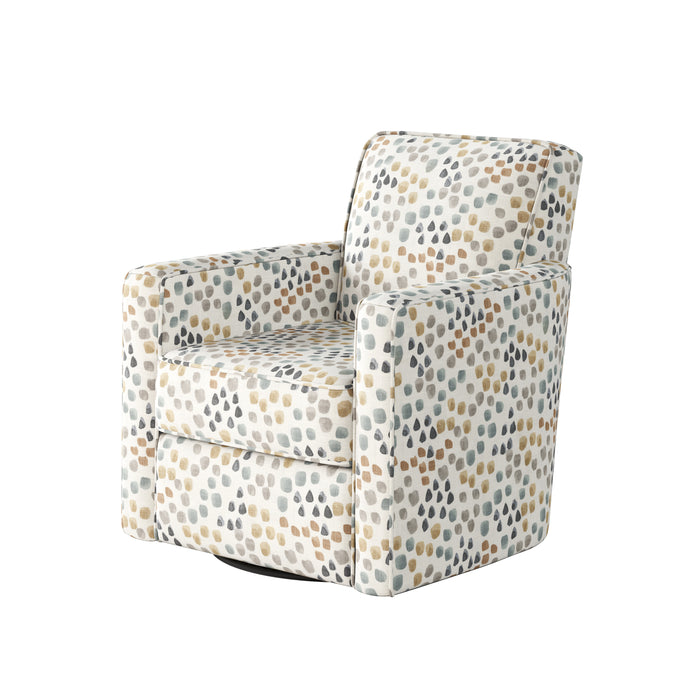 Southern Home Furnishings - Pfeiffer Canyon Swivel Glider Chair in Multi - 402G-C Pfeiffer Canyon - GreatFurnitureDeal