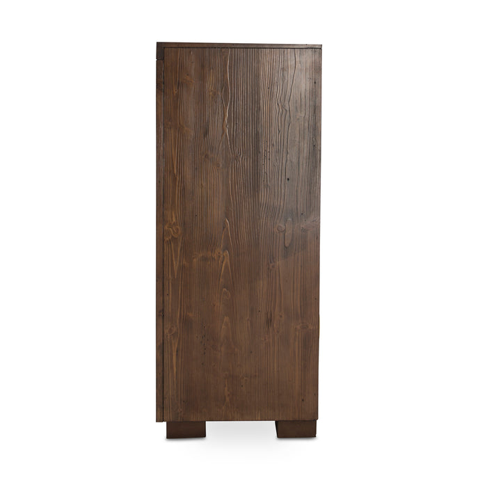 AICO Furniture - Carrollton Dresser with Mirror in Rustic Ranch - KI-CRLN050-060-407N
