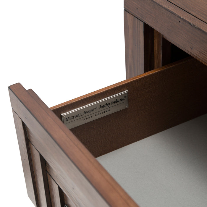 AICO Furniture - Carrollton Dresser with Mirror in Rustic Ranch - KI-CRLN050-060-407N