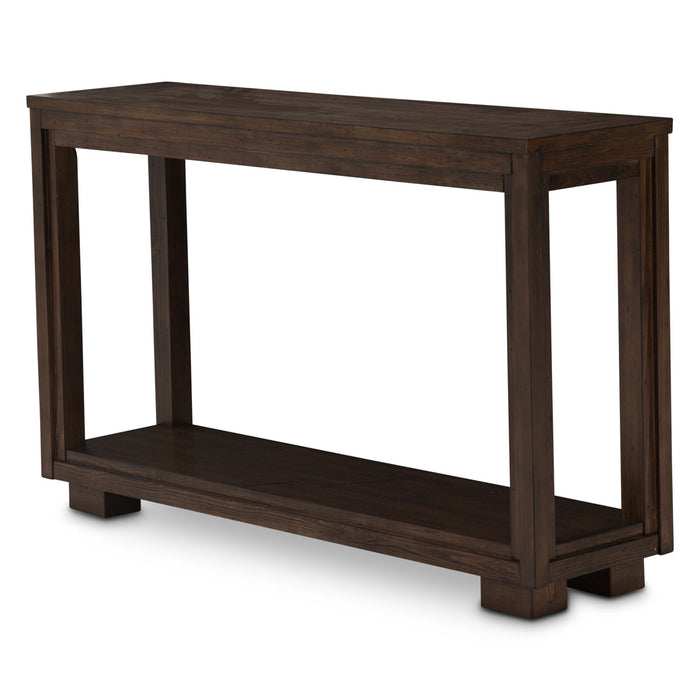 AICO Furniture - Carrollton Console Table in Rustic Ranch - KI-CRLN223-407N