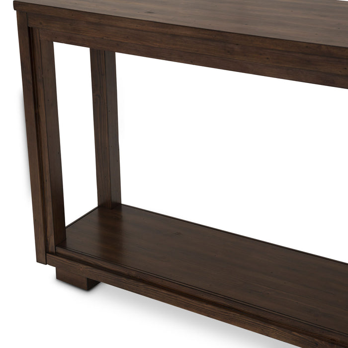 AICO Furniture - Carrollton Console Table in Rustic Ranch - KI-CRLN223-407N - GreatFurnitureDeal