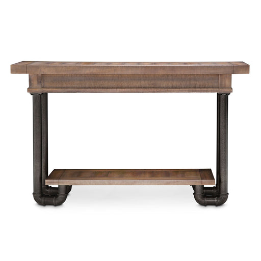 AICO Furniture - Crossings Console Table in Reclaimed Barn - KI-CRSG223-217 - GreatFurnitureDeal