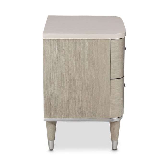 AICO Furniture - Eclipse 7 Piece California King Bedroom Set in Moonlight - KI-ECLPCK-135-7SET - GreatFurnitureDeal