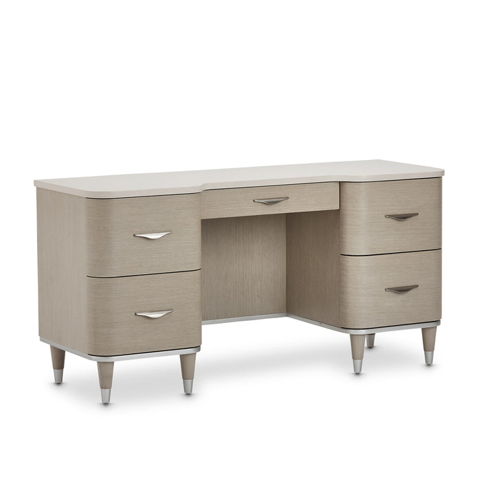 AICO Furniture - Eclipse Vanity Desk in Moonlight - KI-ECLP058-135 - GreatFurnitureDeal