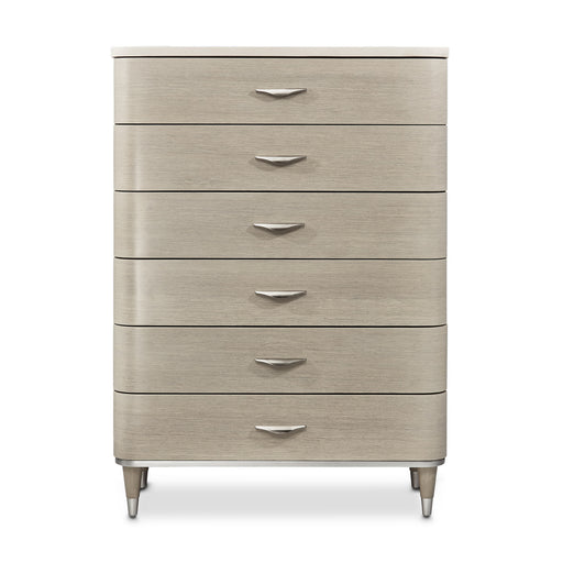 AICO Furniture - Eclipse 6 Drawer Chest in Moonlight - KI-ECLP070-135 - GreatFurnitureDeal