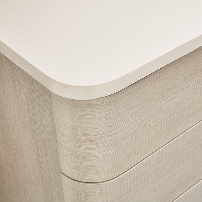 AICO Furniture - Eclipse 6 Drawer Chest in Moonlight - KI-ECLP070-135 - GreatFurnitureDeal