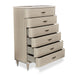 AICO Furniture - Eclipse 6 Drawer Chest in Moonlight - KI-ECLP070-135 - GreatFurnitureDeal