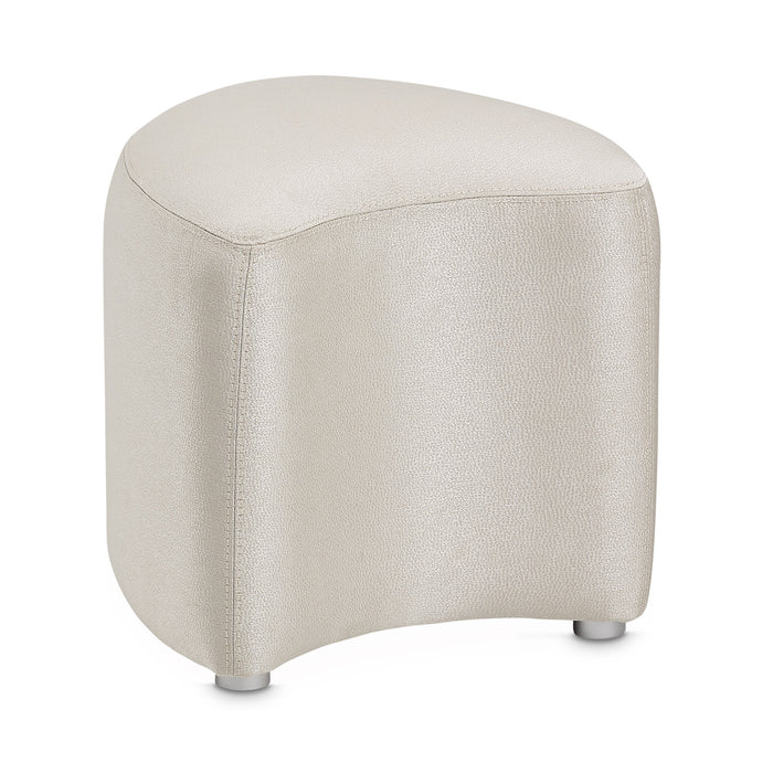 AICO Furniture - Eclipse Vanity Desk Stool in Moonlight - KI-ECLP804-000 - GreatFurnitureDeal