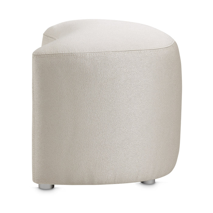 AICO Furniture - Eclipse Vanity Desk Stool in Moonlight - KI-ECLP804-000 - GreatFurnitureDeal