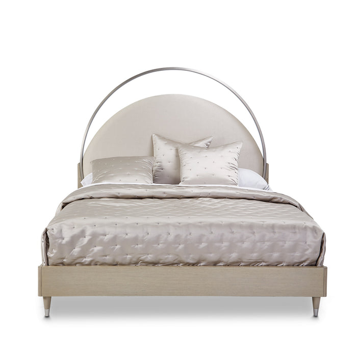 AICO Furniture - Eclipse Eastern King Bed W-Lights in Moonlight - KI-ECLPEK-135 - GreatFurnitureDeal