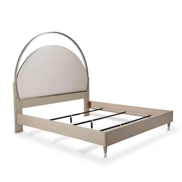 AICO Furniture - Eclipse Eastern King Bed W-Lights in Moonlight - KI-ECLPEK-135 - GreatFurnitureDeal