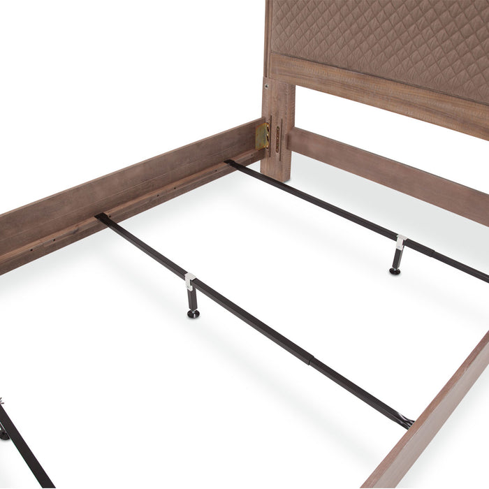 AICO Furniture - Hudson Ferry California King Panel Bed in Autumn Bronze - KI-HUDF014CKB-216