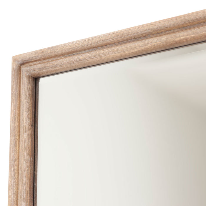 AICO Furniture - Hudson Ferry Dresser Mirror in Driftwood - KI-HUDF060-216