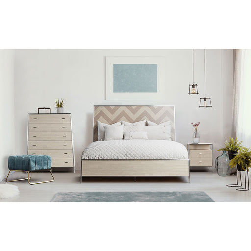 AICO Furniture - Silverlake Village Eastern King Platform Bed in Washed Oak - KI-SLVG000EK-129 - GreatFurnitureDeal