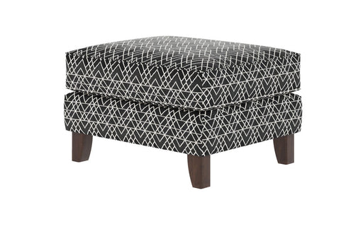 Southern Home Furnishings - Hyphen Accent Chair Ottoman in Onyx - 703 Hyphen Onyx Cocktail Ottoman - GreatFurnitureDeal
