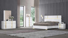 J&M Furniture - Kyoto 5 Piece King Bedroom Set in White - 19974-K-5SET - GreatFurnitureDeal