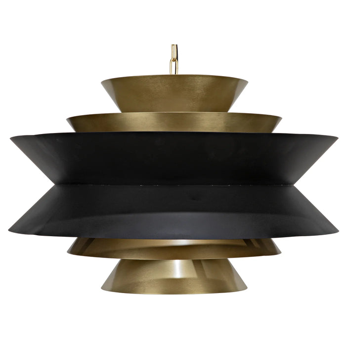 Noir Furniture - Arion Pendant, Steel with Brass Finish - LAMP776MB - GreatFurnitureDeal