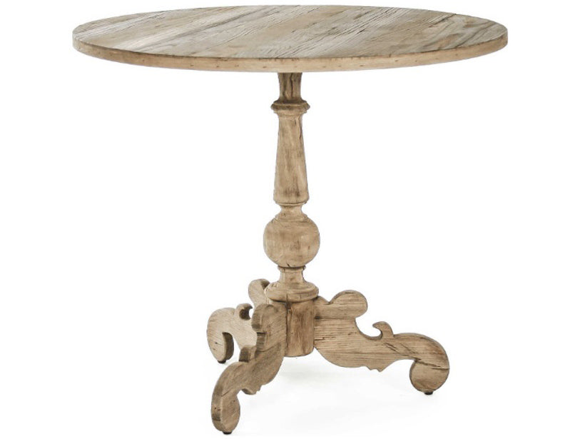 Zentique - Bourges Natural Dry 32'' Wide Round Pedestal Table - LI-S10-13-39 - GreatFurnitureDeal