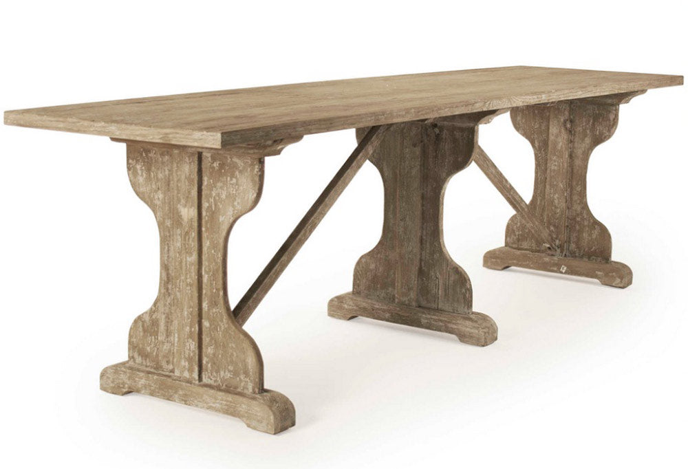 Zentique - Cabries Distressed 103'' Wide Rectangular Console Table - LI-S10-26-25