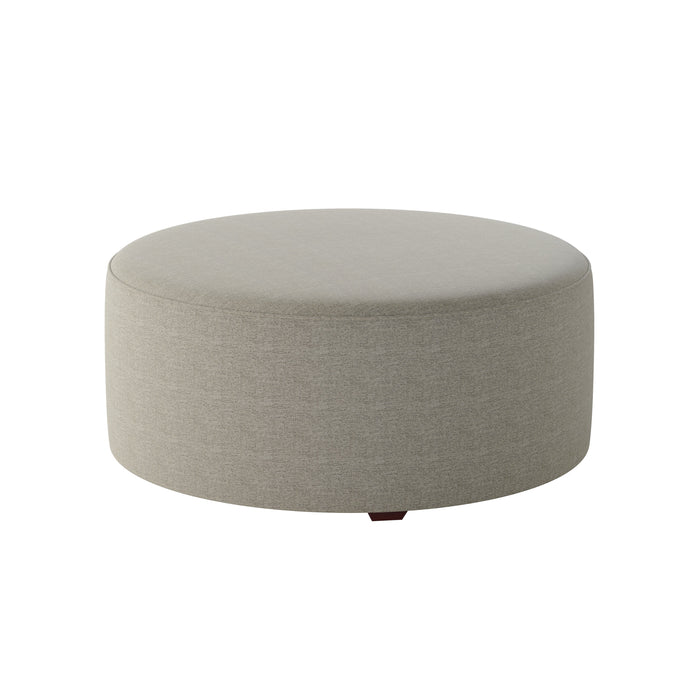 Southern Home Furnishings - Paperchase Berber 39" Round Cocktail Ottoman in Multi - 140-C Paperchase Berber - GreatFurnitureDeal