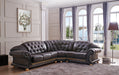 ESF Furniture - Apolo Sectional Right Facing Brown - APOLOSECTRIGHTBROW - GreatFurnitureDeal