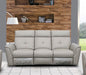 ESF Furniture - 8501 3 Sofa w-2 Recliners in Light Grey - 85013 - GreatFurnitureDeal