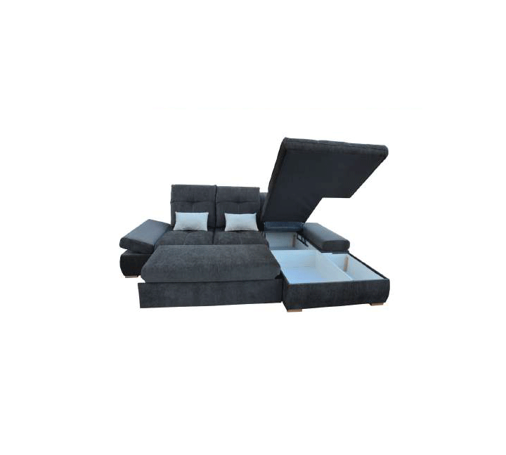 ESF FURNITURE - Estero Sectional Right with Bed and storage - ESTERO