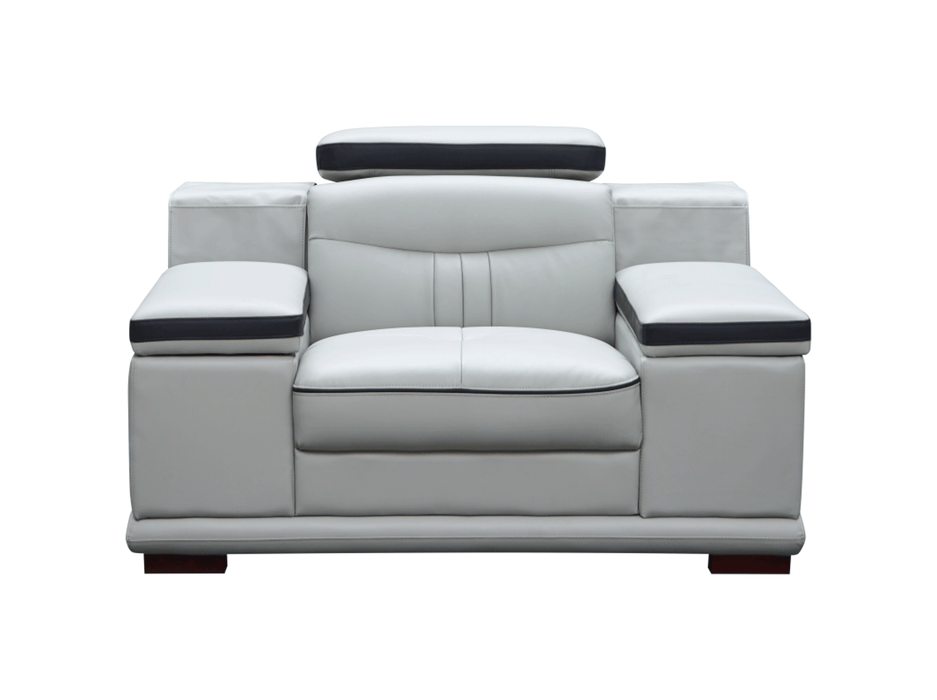 ESF Furniture - 908 Armchair in Light Grey - 908CHAIR