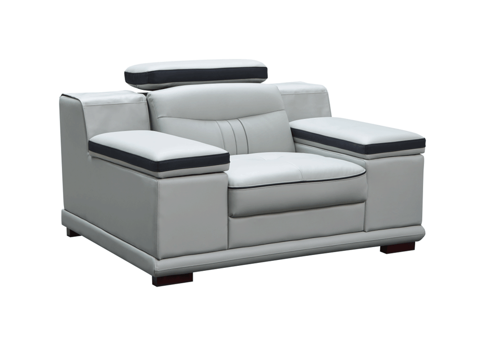 ESF Furniture - 908 Armchair in Light Grey - 908CHAIR - GreatFurnitureDeal