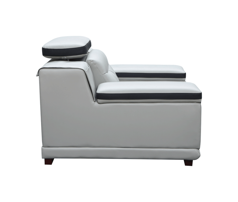 ESF Furniture - 908 Armchair in Light Grey - 908CHAIR - GreatFurnitureDeal