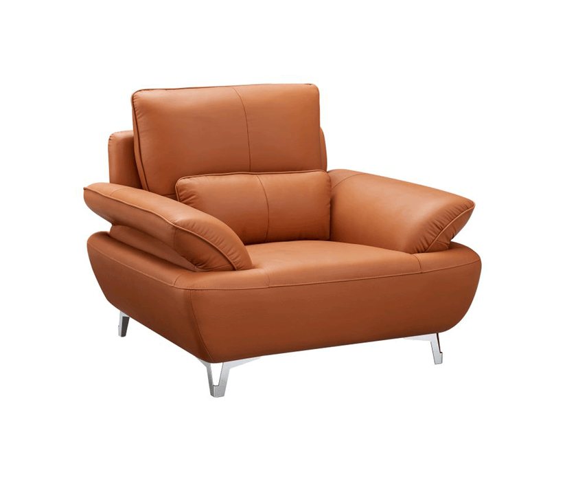 ESF Furniture - 6 Piece 1810 Living Room Set in Orange - 1810SLC-CT-ET - GreatFurnitureDeal