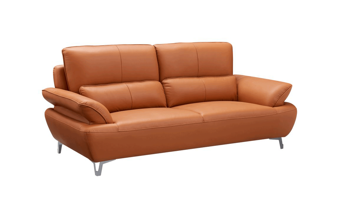 ESF Furniture - 6 Piece 1810 Living Room Set in Orange - 1810SLC-CT-ET