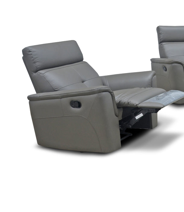 ESF Furniture - 8501 3 Piece Recliner Living Room Set in Dark Grey - 8501DARKGREY-SLC - GreatFurnitureDeal