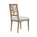 Worlds Away - Mckay Dining Chair With White Linen Seat in Cerused Oak - MCKAY CO - GreatFurnitureDeal