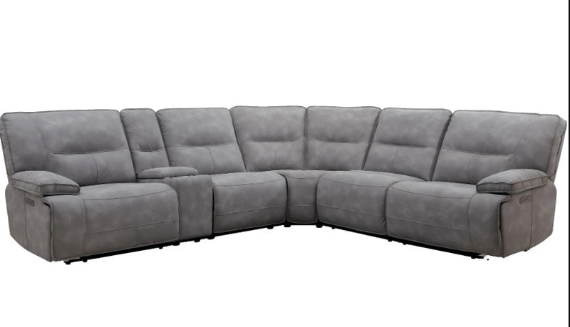 Parker Living - Gladiator 6 Piece Sectional Sofa in Sky - MGLA-PACKA(H)-SKY - GreatFurnitureDeal