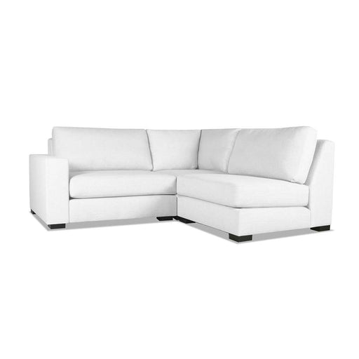 Nativa Interiors - Chester Modular L-Shape Mini Sectional Left Arm Facing 83" Off White - SEC-CHST-CL-AR5-3PC-PF-WHITE - GreatFurnitureDeal