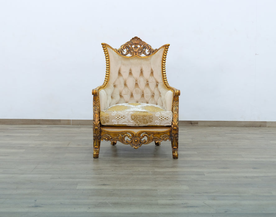 European Furniture - Maggiolini II Chair in Antique Dark Bronze - 31055-C