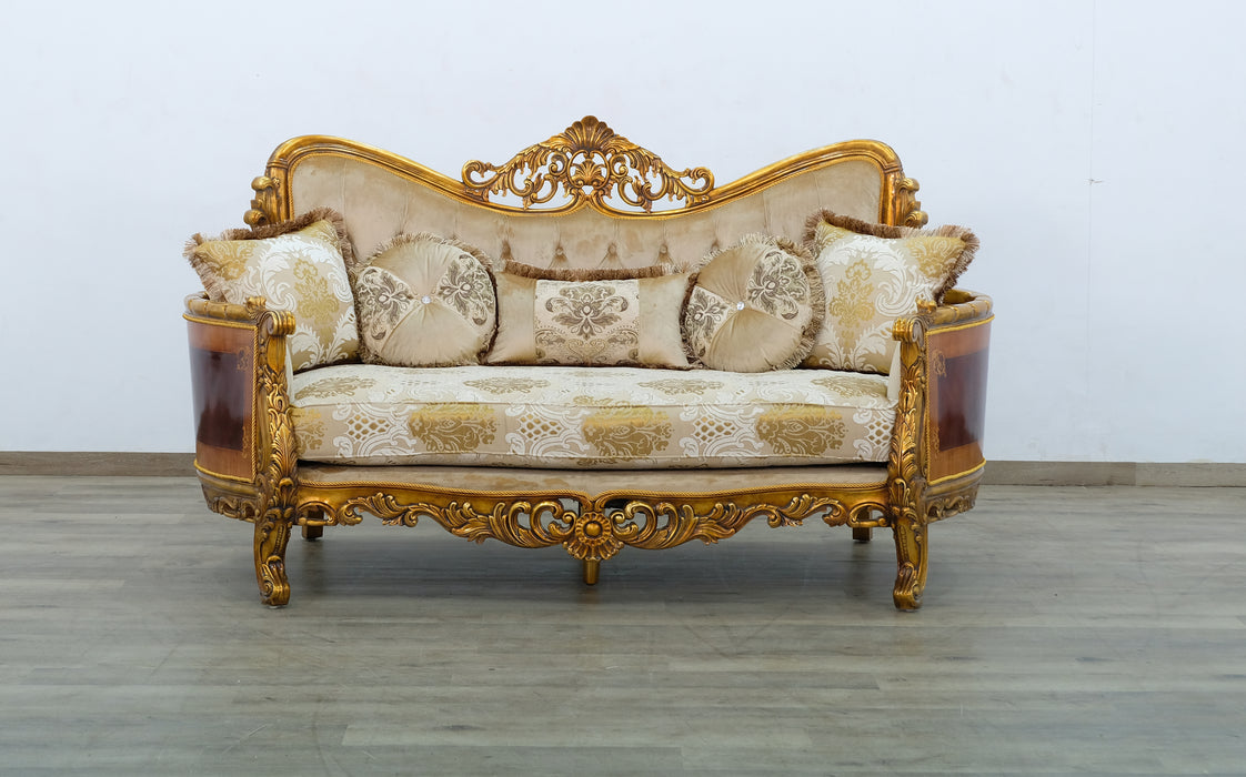 European Furniture - Maggiolini II Loveseat in Antique Dark Bronze - 31055-L - GreatFurnitureDeal