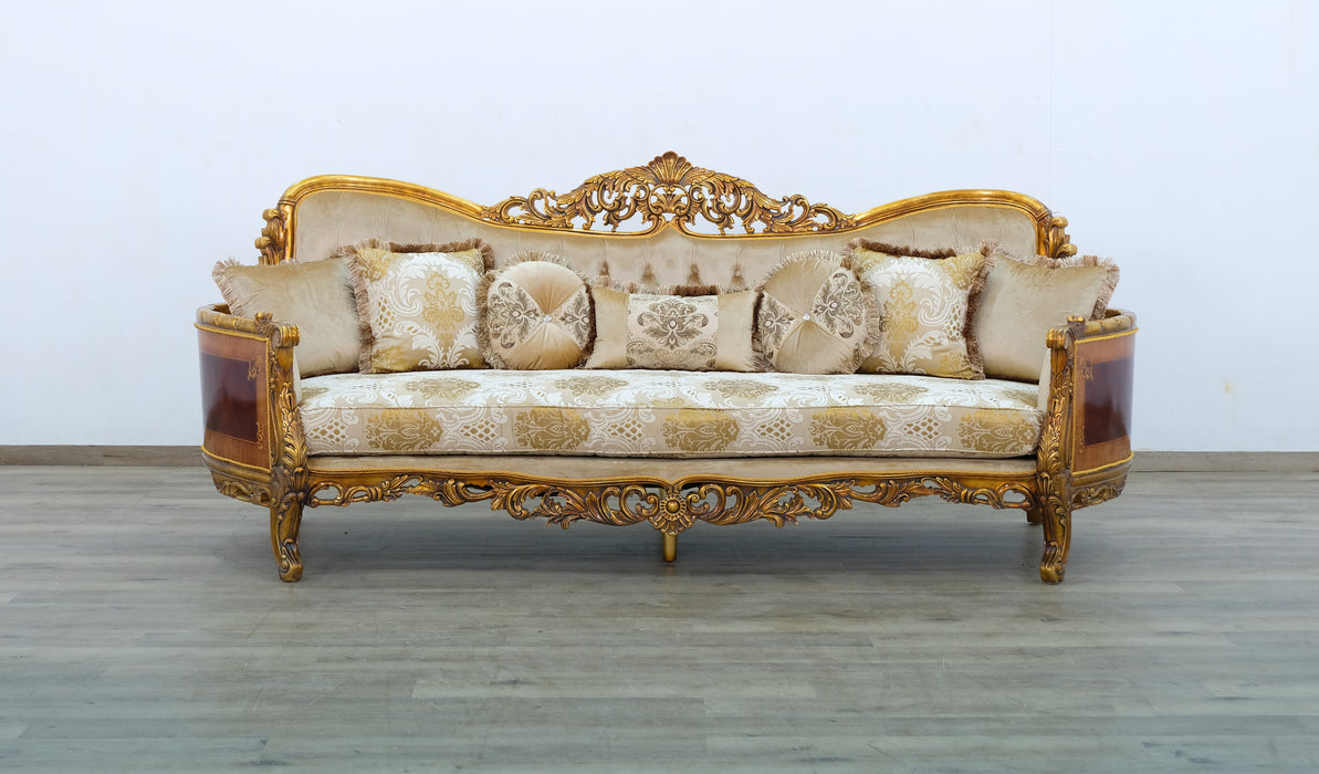 European Furniture - Maggiolini II Sofa in Antique Dark Bronze - 31055-S - GreatFurnitureDeal