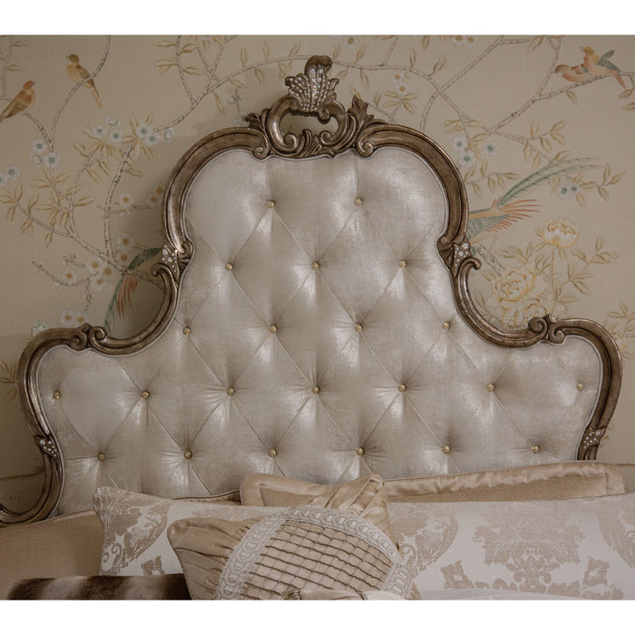 AICO Furniture - Platine de Royale Eastern King Panel Bed - N09000EKPL3-101