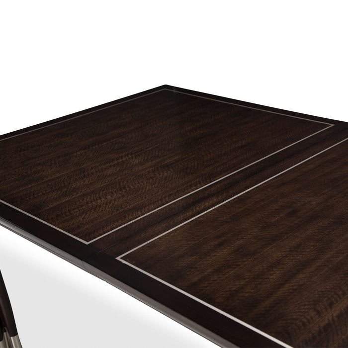 AICO Furniture - Paris Chic 9 Piece Rectangular Dining Table Set in Espresso - N9003000-409-9SET