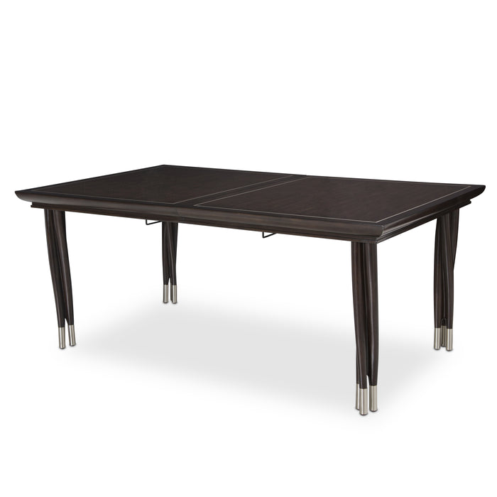 AICO Furniture - Paris Chic 9 Piece Rectangular Dining Table Set in Espresso - N9003000-409-9SET