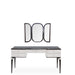 AICO Furniture - Paris Chic 2 Piece Vanity Desk Set in Espresso - N9003058-409-2SET - GreatFurnitureDeal