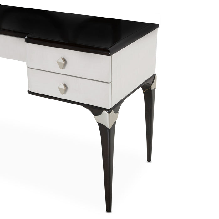 AICO Furniture - Paris Chic 3 Piece Vanity Desk Set in Espresso - N9003058-409-3SET