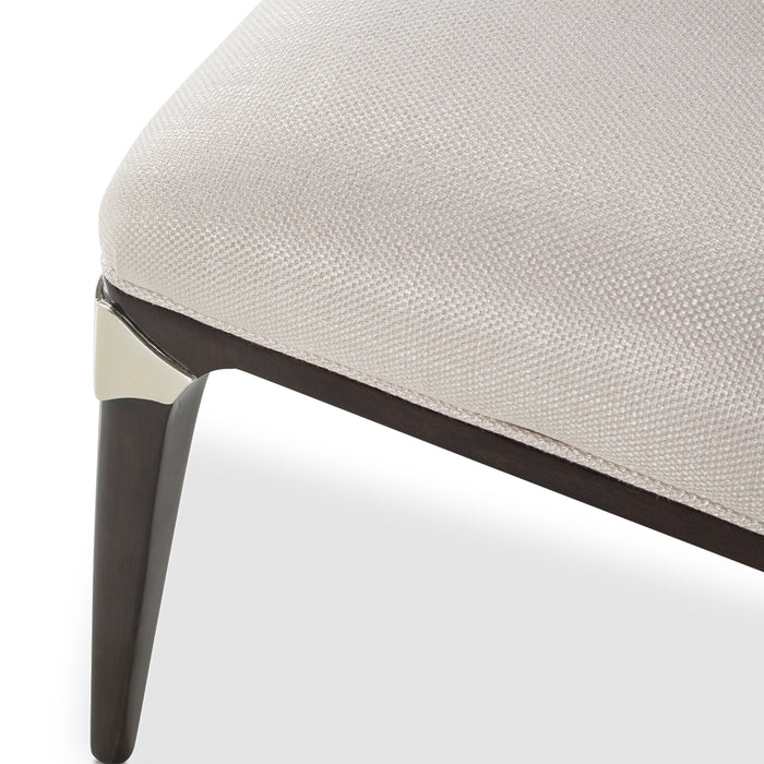 AICO Furniture - Paris Chic Vanity Desk Chair in Espresso - N9003244-409
